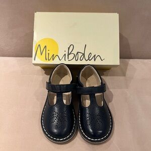 Mini Boden Navy Kids Dress Shoes